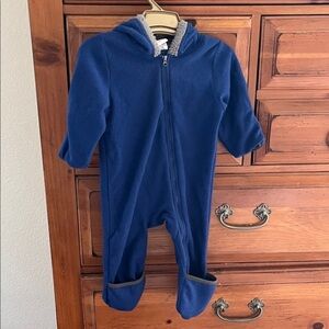 Cozy Blue Kids Footie EUC